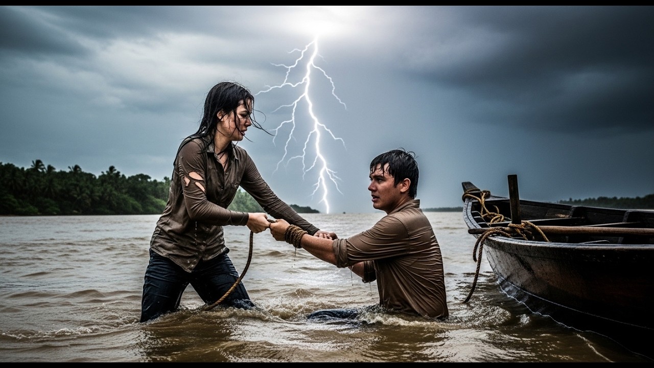 Âm Mưu Trong Đêm Bão: Ông Tỷ Phú Bị Mẹ Kế Đẩy Xuống Sông  Cô Gái Nghèo Trở Thành Người Hùng