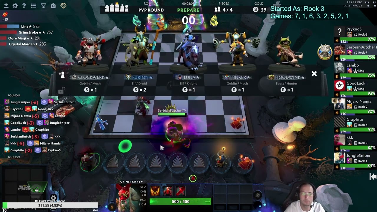38 Charges Bloodstone! Gleipner Killing Legendaries T2! Dota Auto Chess Season 33!