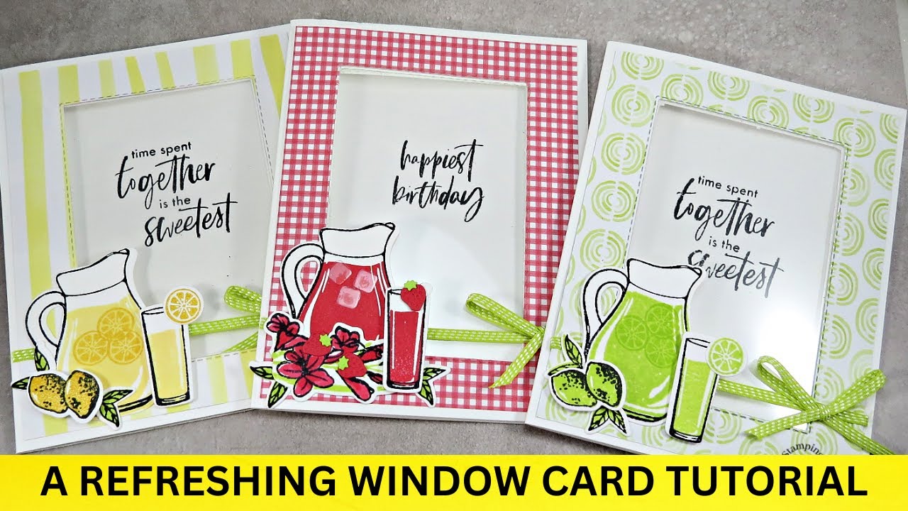3 So Refreshing Window Card Ideas | You won't stop making these adorable Window Cards