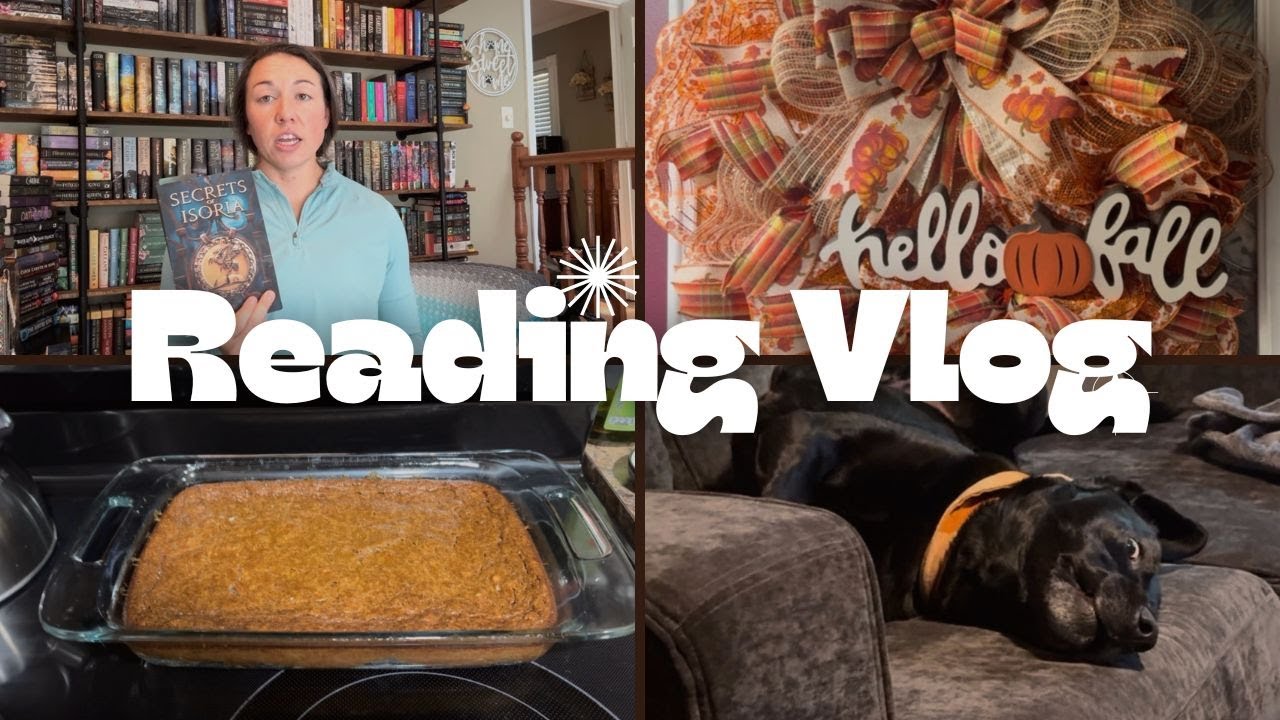 Reading VLOG: Fall Cleaning, Kai and Persimmon Pudding