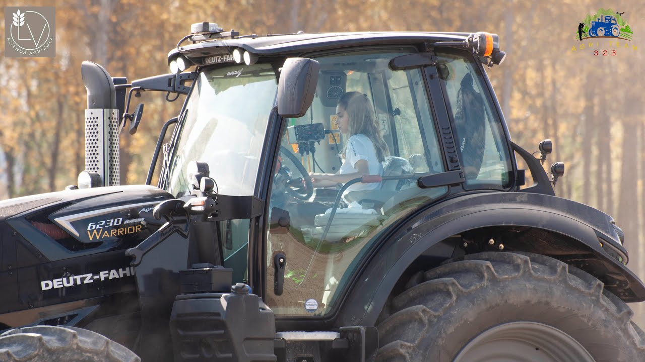 GIRL ON TRACTOR | MATILDE & DEUTZ-FAHR 6230 WARRIOR | Livellatura | LACELLI FARM
