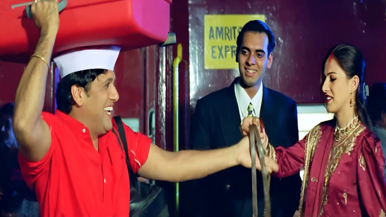 राजू कुली बनकर स्टेशन पर लगाया सबको चूना 🤣 | Govinda Best Comedy | Gambler Movie
