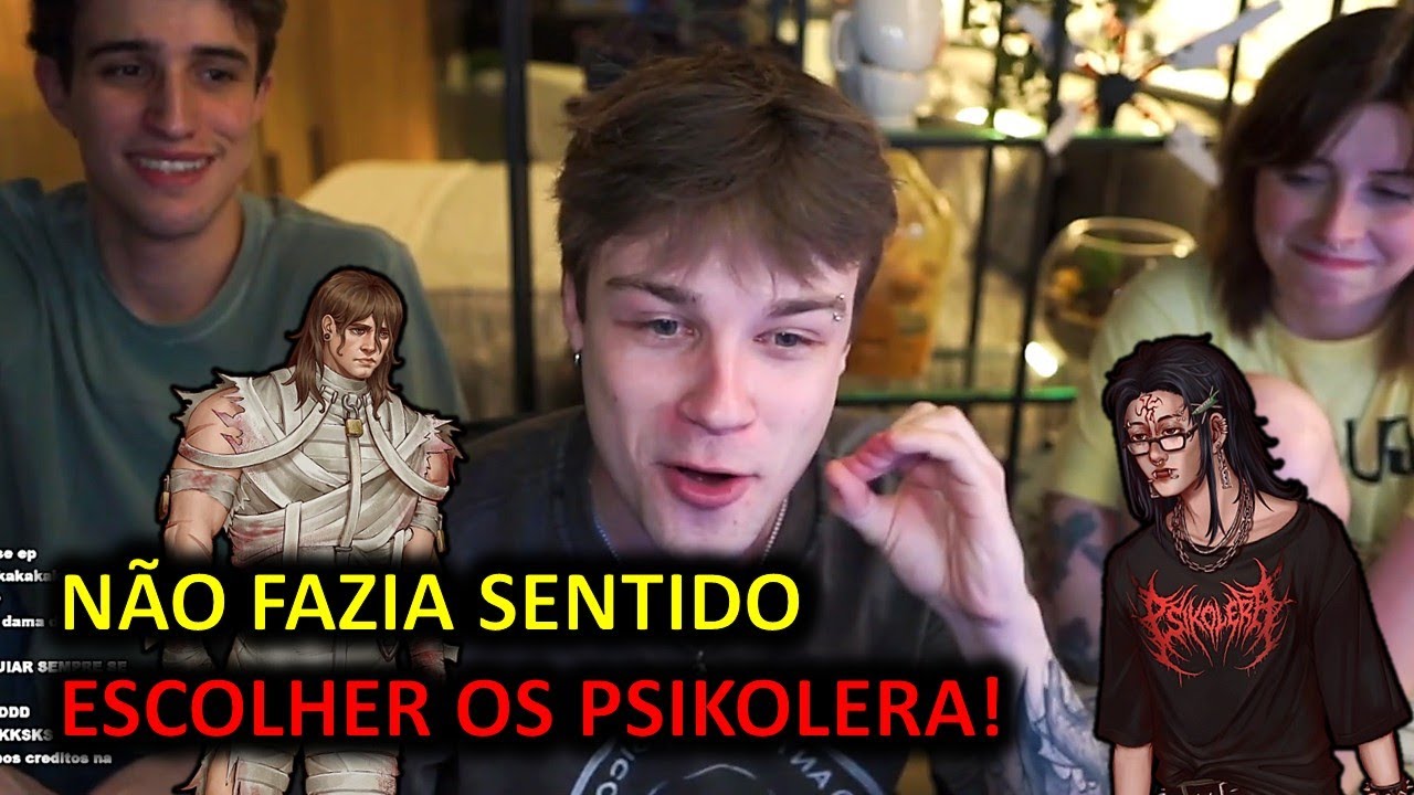 CALI, CEREAW E BAGI SOBRE ESCOLHA DOS PSIKOLERA EP 7 (HEXATOMBE)