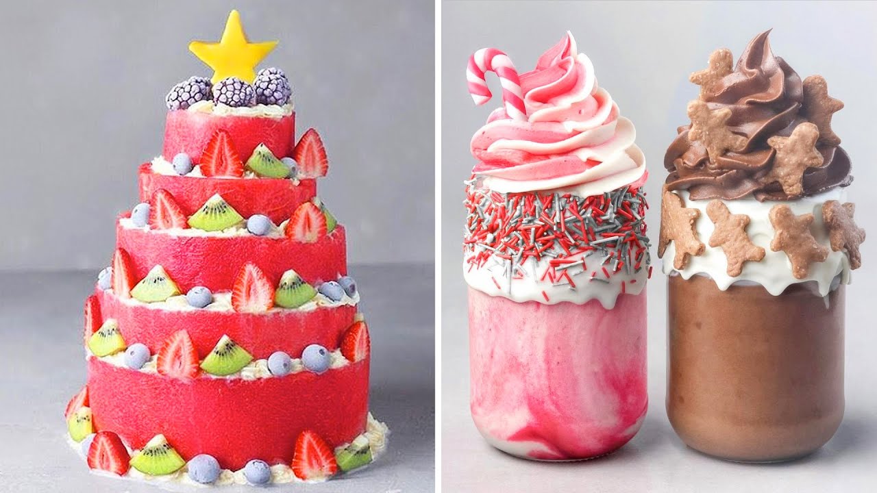 10 Quick and Easy Cake Decorating Ideas For Holiday | So Yummy Chocolate Cake Recipes