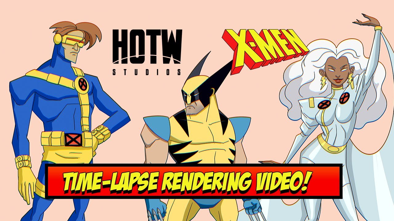 Wolverine, Storm & Cyclops in Procreate | X-Men Art Timelapse by @josephoseibonsu @Procreate