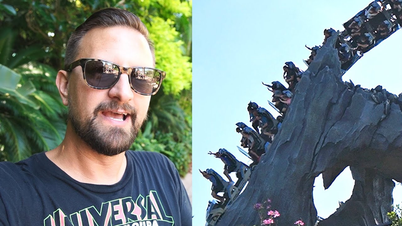День открытия VelociCoaster в Universal Orlando «Острова приключений», первый опыт катания на атт...