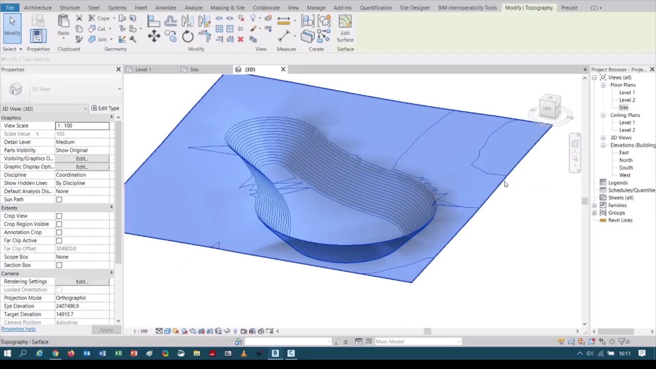Civil 3D TIN surface in Revit (Alternative Method)