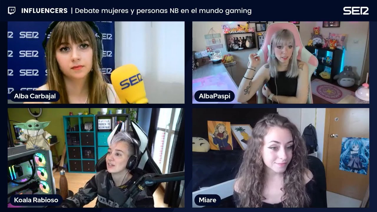 INFLUENCERS  |  Debate sobre mujeres y personas NB en el mundo gaming