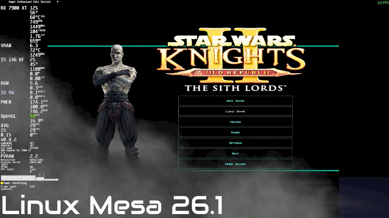 KOTOR 2 The Sith Lords In Stunning 6K Resolution