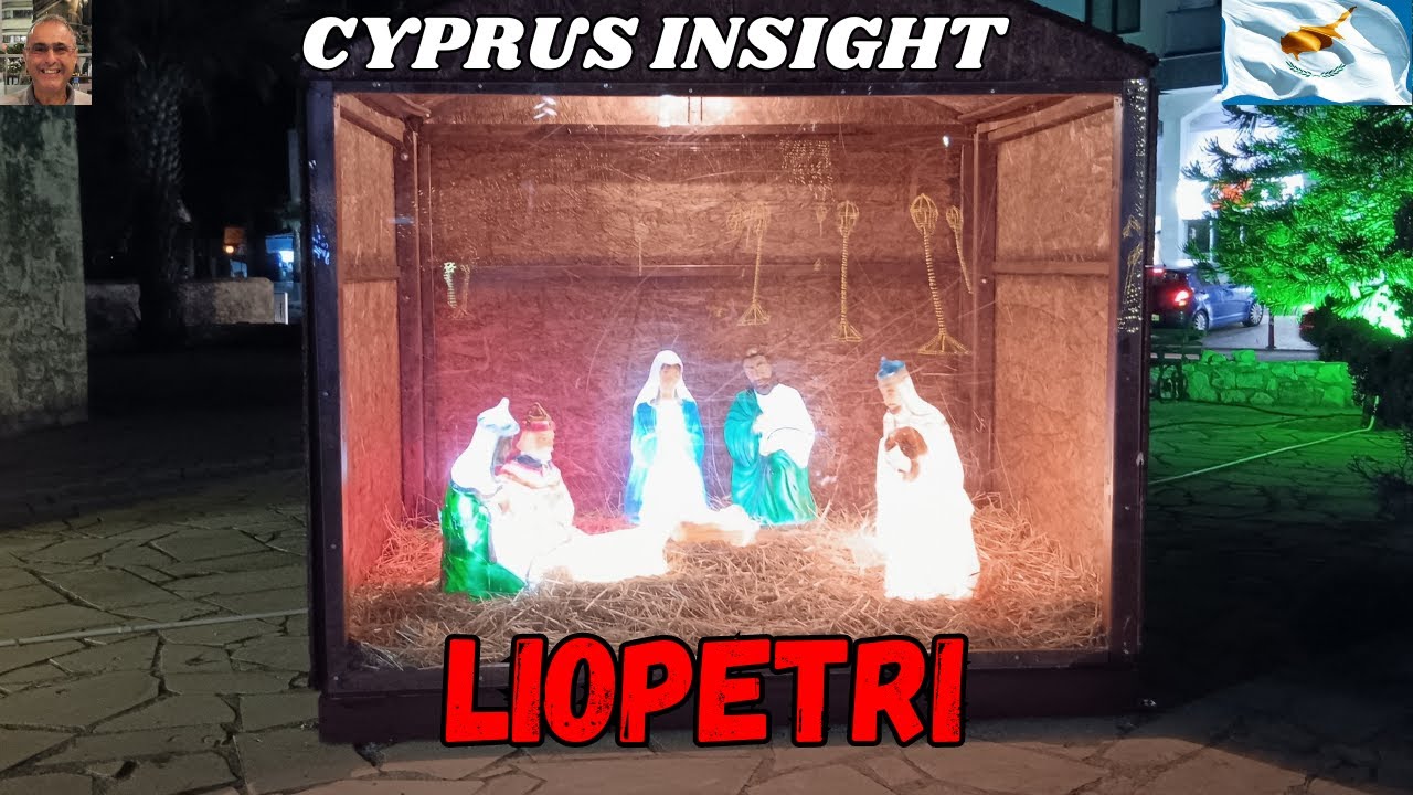 Liopetri Christmas lights - A Winter Wonderland in Cyprus.