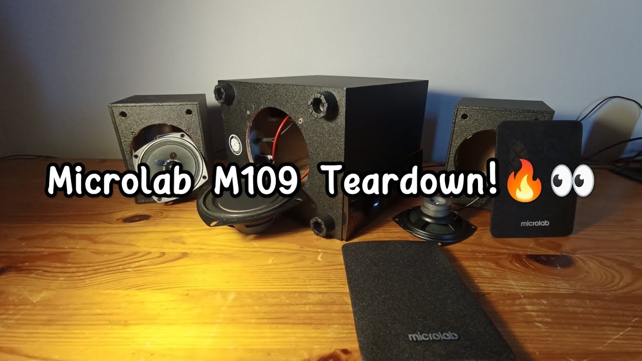 Microlab M109 Teardown. Whats Inside?🤔👀🔥