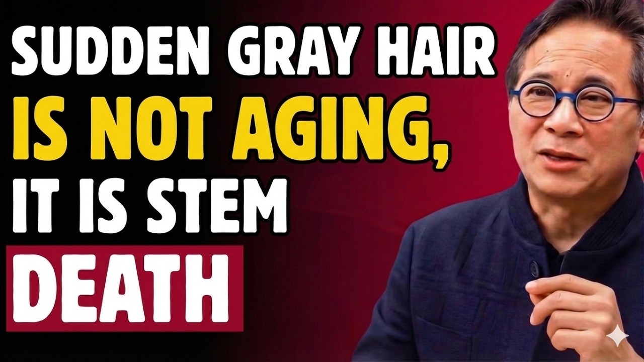 Senior: Sudden Gray Hair Is Not Aging, It Is Stem Cell Death | Dr. William Li