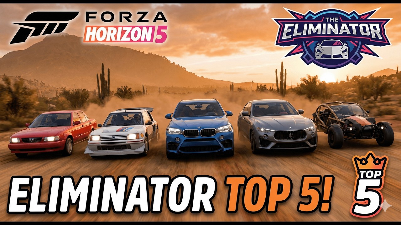 I again tried the Forza Horizon 5 Eliminator Series & finished in the top 5!!! #frozahorizon5 #viral