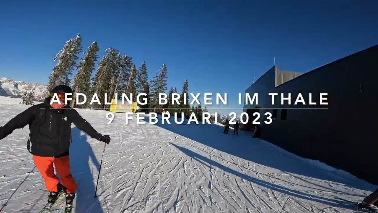 Afdaling Brixen im Thale Nieding 9 februari 2023
