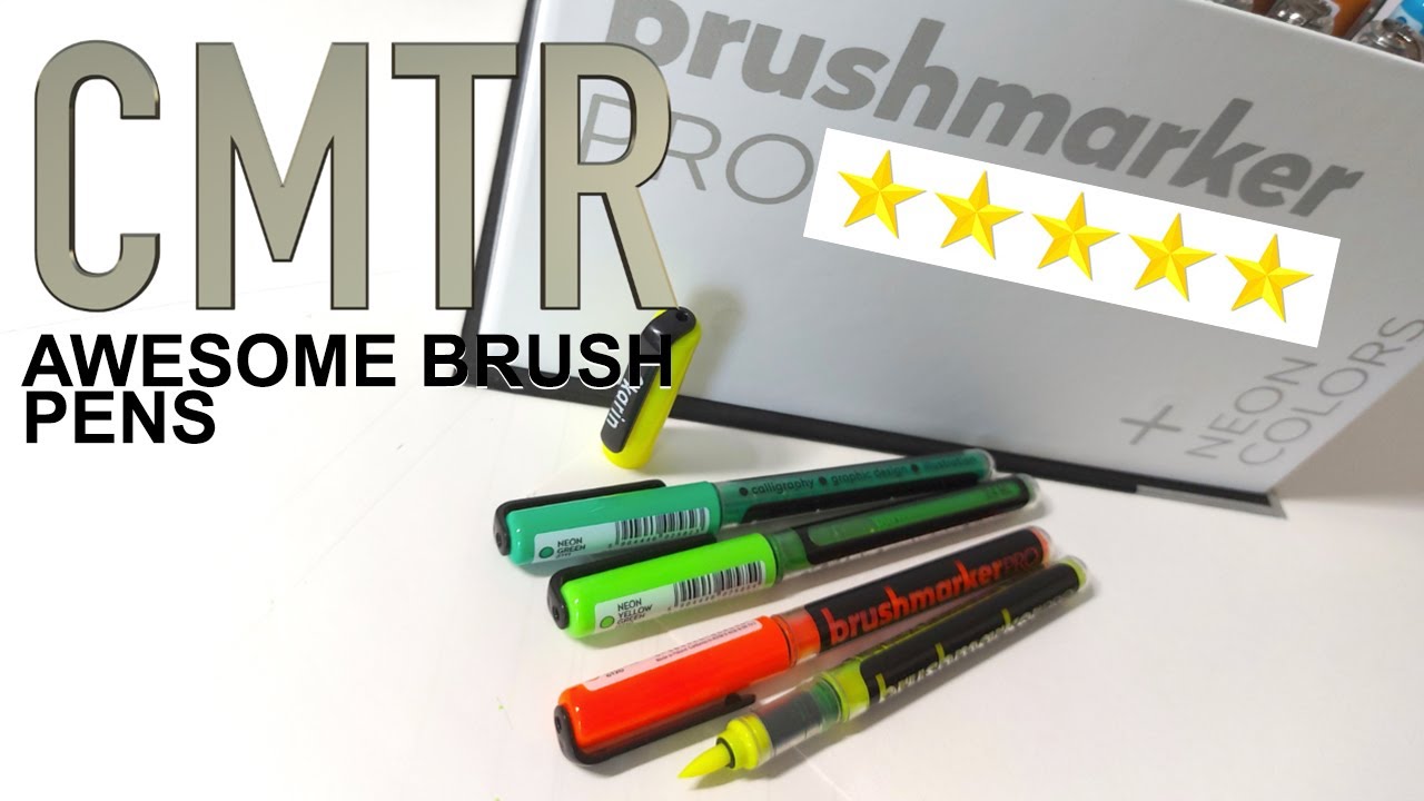 THE BEST BRUSH PENS FOR CALLIGRAPHY?? | CMTR #6