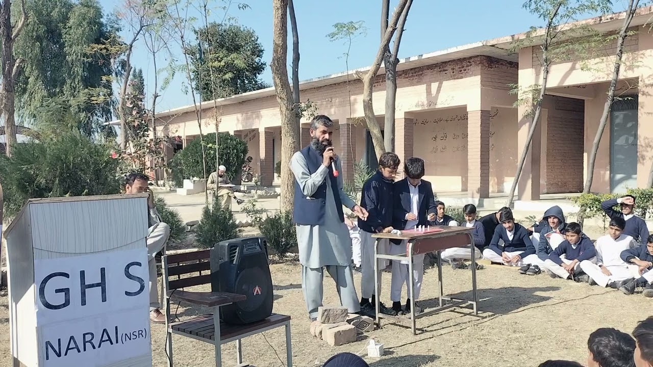 Local Burge Khalifa at GHS Narrai Nowshera - Experiment
