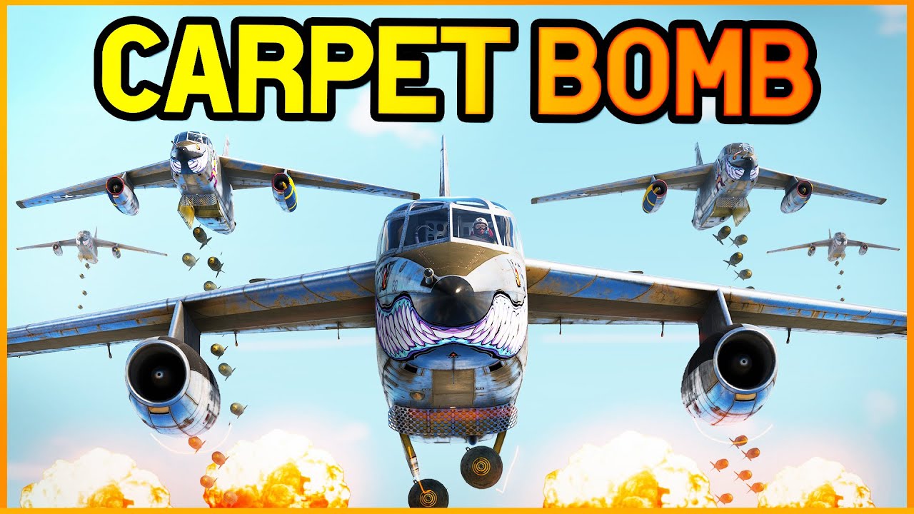 USING THE B-66 TO CARPET BOMB THE ENTIRE MAP