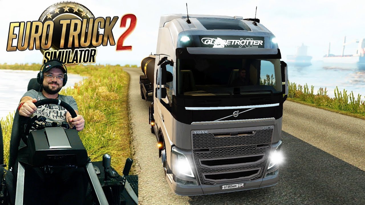 Продолжение зашкварной поездки в Суровой России Euro Truck Simulator 2 на руле Fanatec CSL Elite PS4