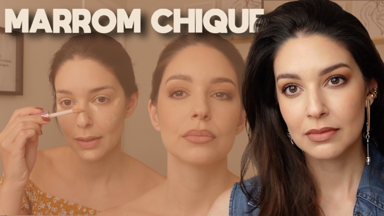 MAKE MARROM CHIQUE E LOOK DESCOLADO PARA EVENTO INESPERADO! Laura Kuczynski