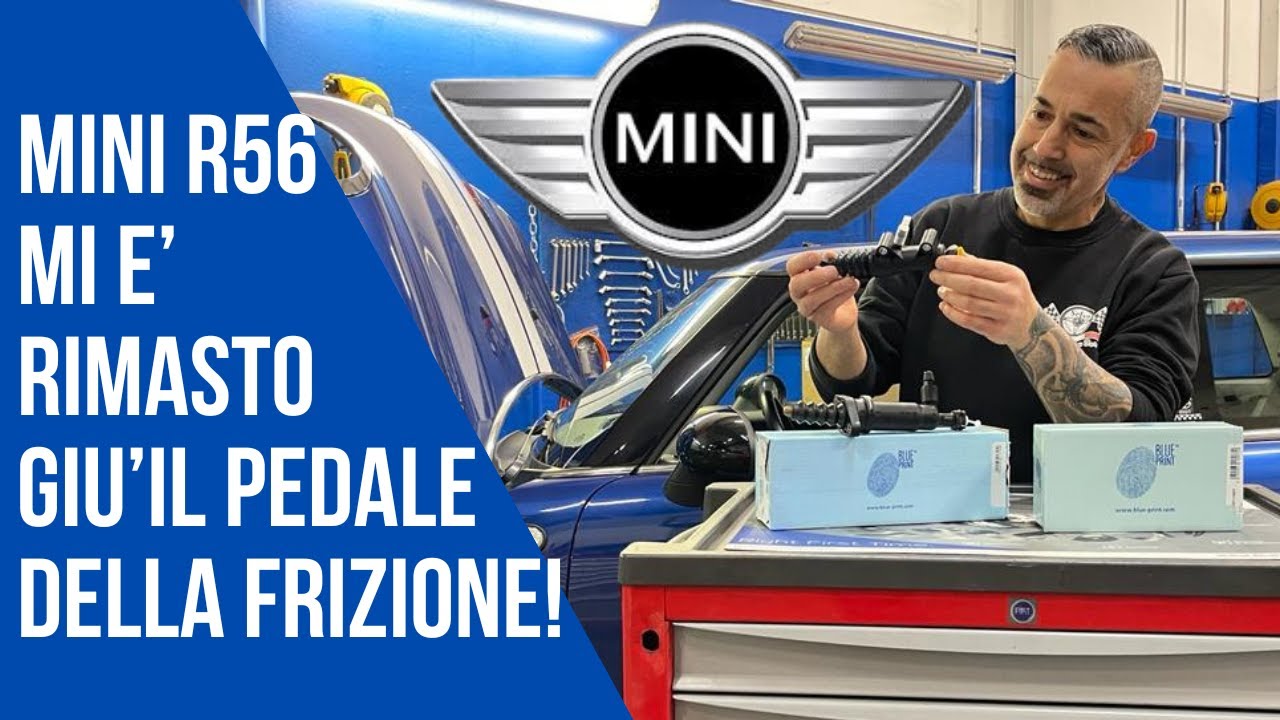 Pompa e cilindretto frizione su Mini R56 #febi #blueprint