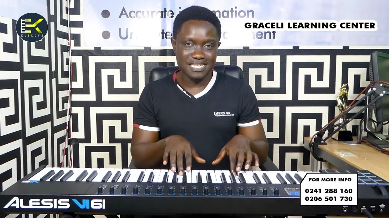 Learn how to play “Waseda dwom nie” by Anita Obeng