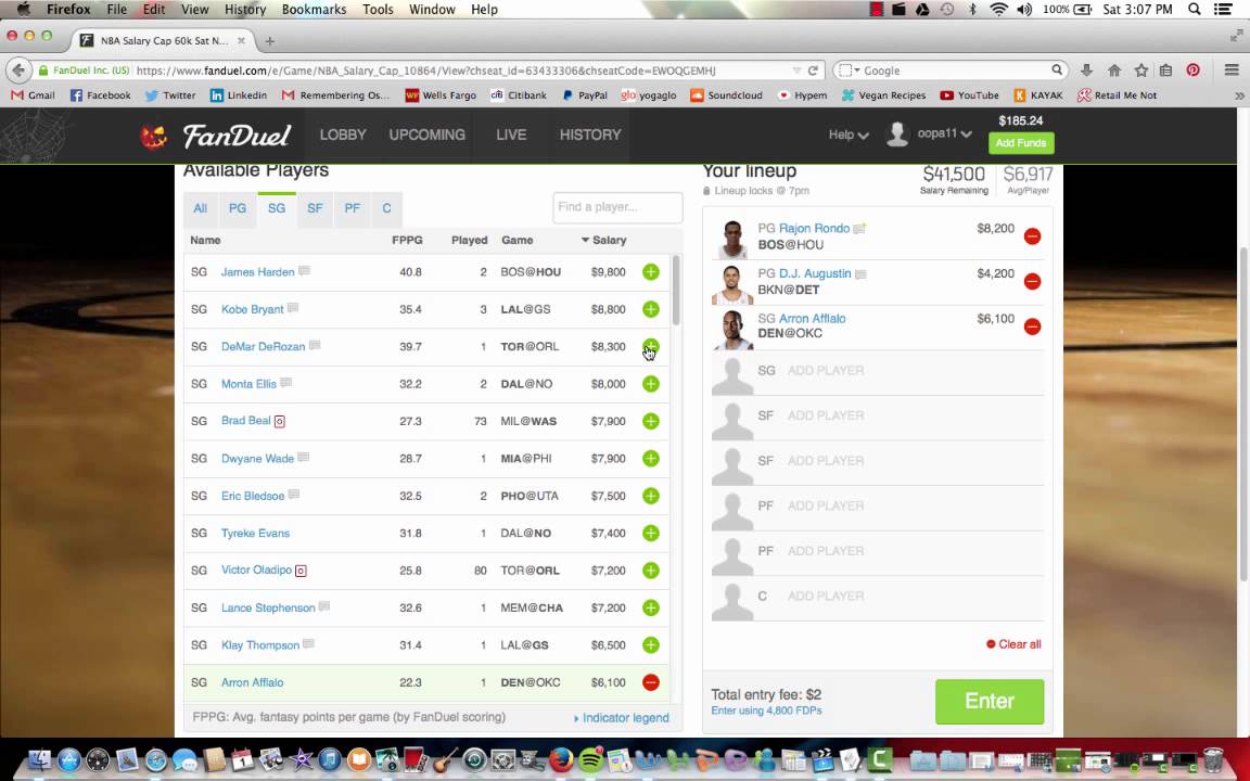 How to Play Daily Fantasy Basketball on Fanduel