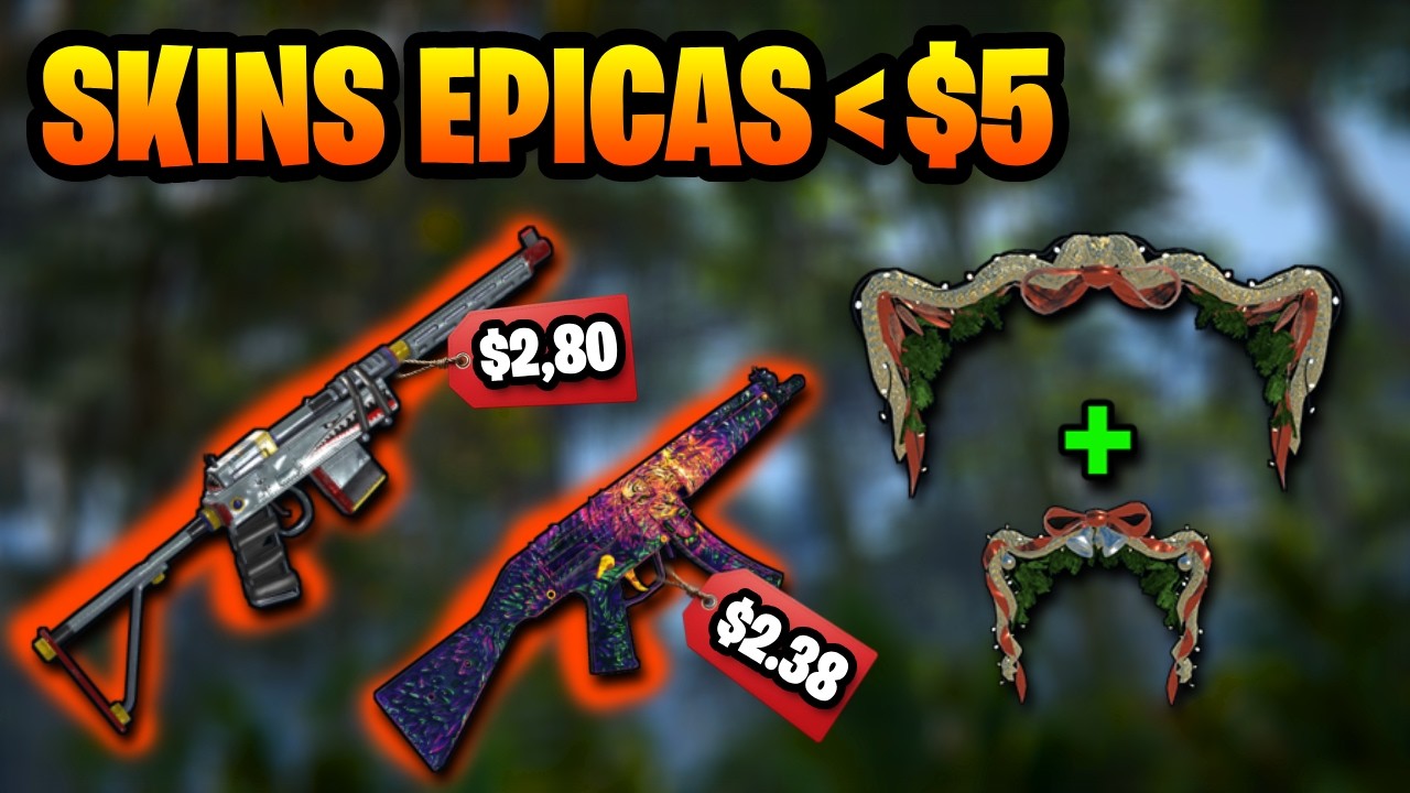 LAS MEJORES SKINS DE RUST POR MENOS DE $5 🔥CALIDAD PRECIO 🔥