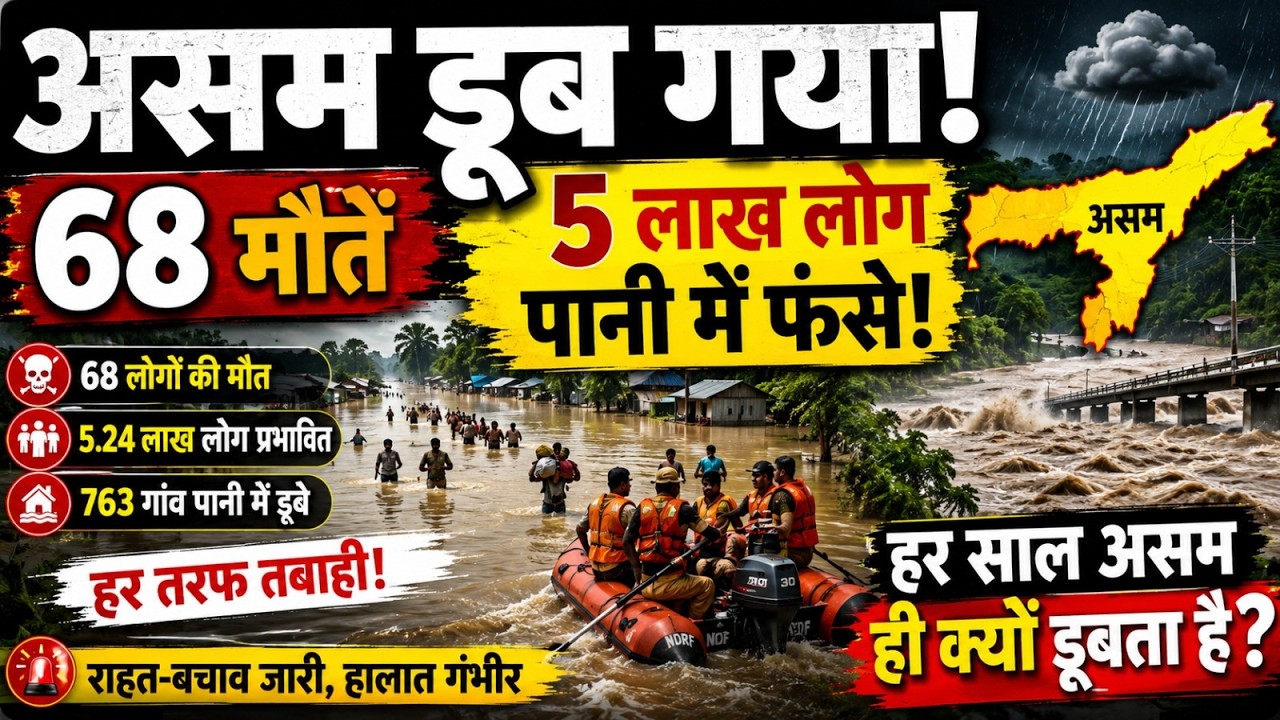 Assam Floods Explained | Why Does the State Face Floods Every Year? | Prashant Sir