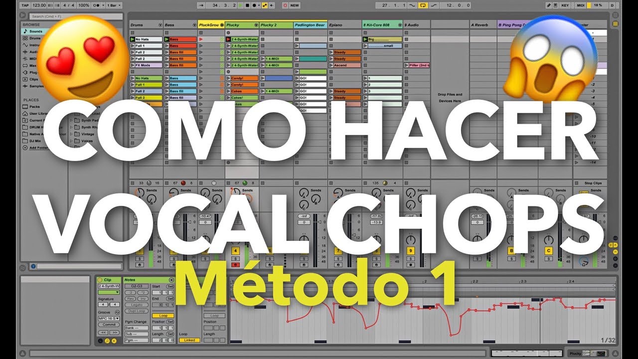 Como hacer Vocal Chops en Ableton, Método 1(Paquetería Gratis)- Gerstronik Lessons
