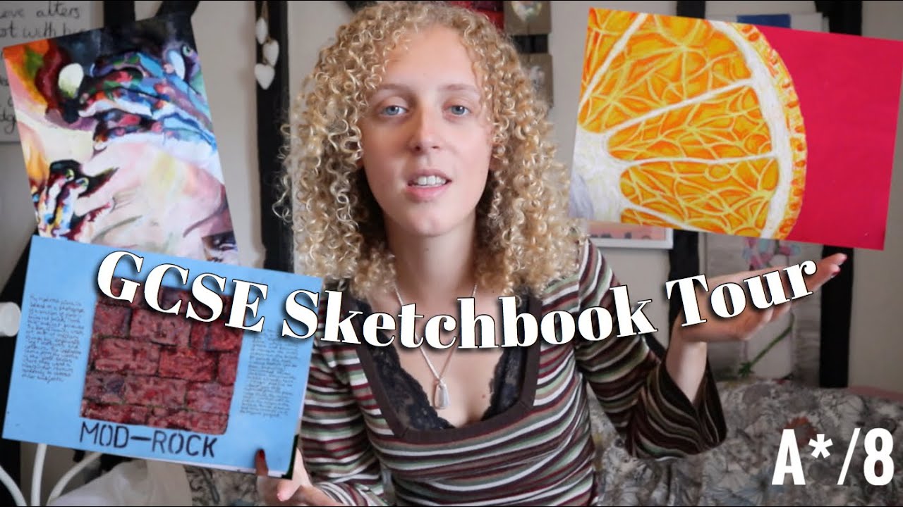 GCSE Sketchbook Tour! (Grade A*/8)
