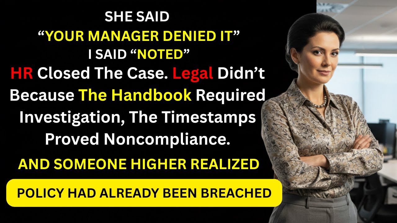 HR Closed My Complaint After a Denial — Their Own Policy and Emails Forced a Settlement