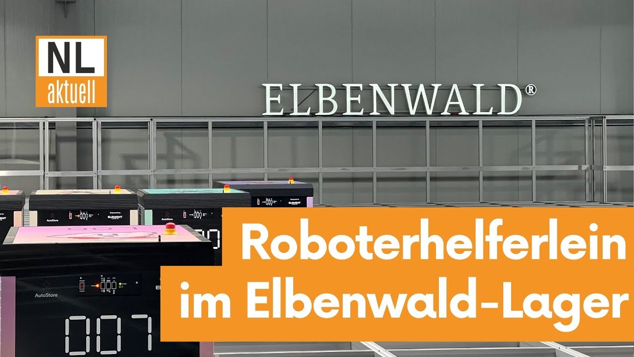 Cottbus | Elbenwald stellt teilautomatisiertes Roboterlager vor