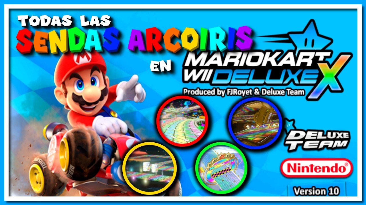 ¡Todas las Sendas Arcoíris! |🏁Mario Kart Wii DELUXE🏎️