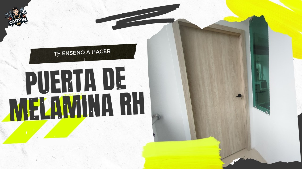 Hazlo tú mismo: Instalación sencilla de una puerta de melamina RH de 36 mm (PARA INTERIOR)