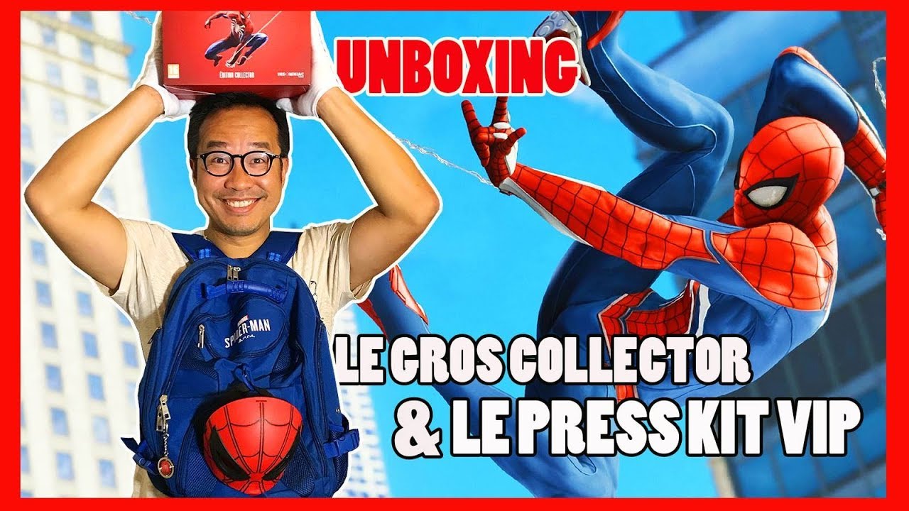 SPIDER-MAN: notre UNBOXING du Gros Collector + Press Kit VIP !