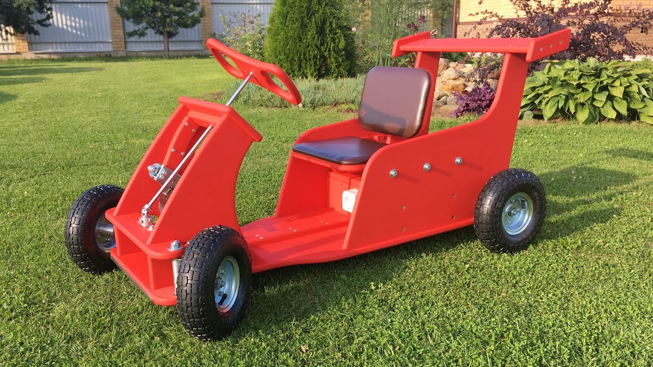 Homemade Wooden Electric Go Kart Build | Электрокар Из Фанеры Своими Руками
