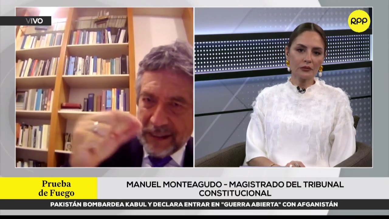 Entrevista al magistrado del TC Manuel Monteagudo Valdez en Prueba de Fuego de RPP 27-02-2026