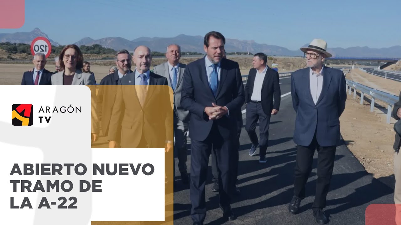 Inaugurado el tramo de autovía Huesca-Siétamo
