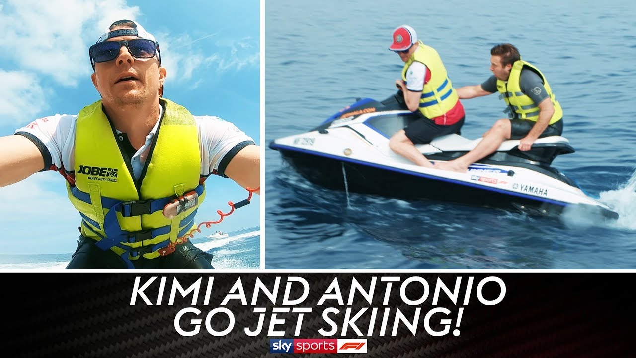 Kimi Räikkönen vs Antonio Giovinazzi | Jet Ski Racing!