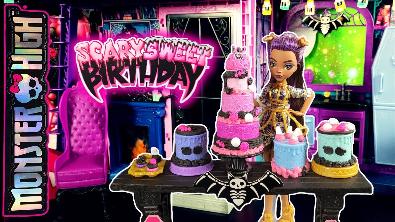 ДАВАЙТЕ ИСПЕКАТЬ с Клодин Вульф! 🎂💜 Набор для приготовления страшного и сладкого торта ко дню рож...