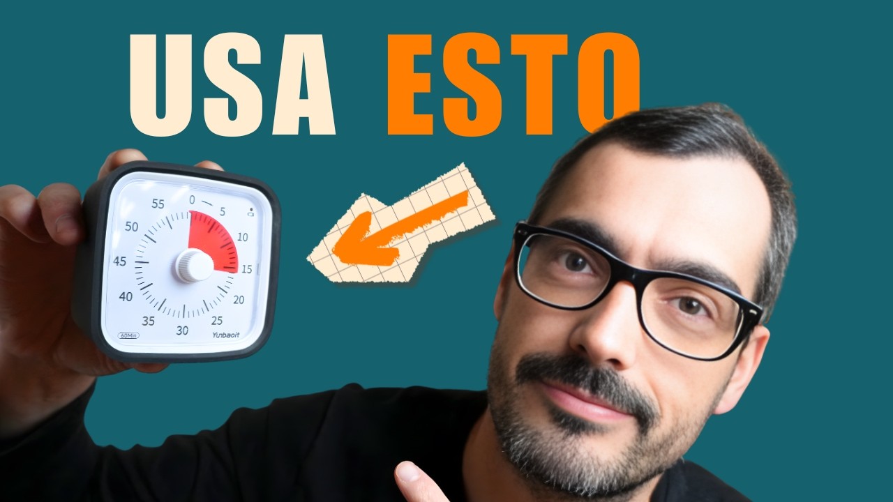 Haz el trabajo de 1 día en 2 horas [Un gadget infalible] - Técnica Pomodoro
