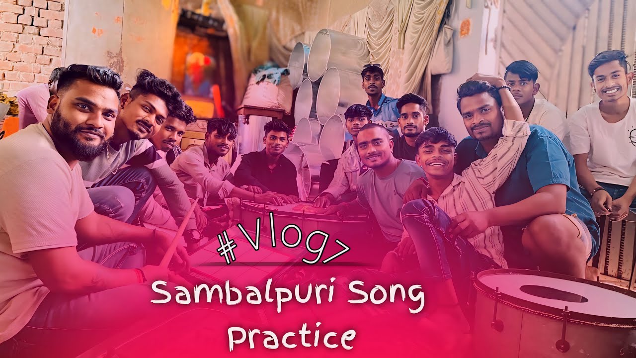 #Vlog7 Sambalpuri Song Practice  | Rasa Jamudali Re | Ft. Raj Dhumal Durg | Vibhu Raut Vlogs