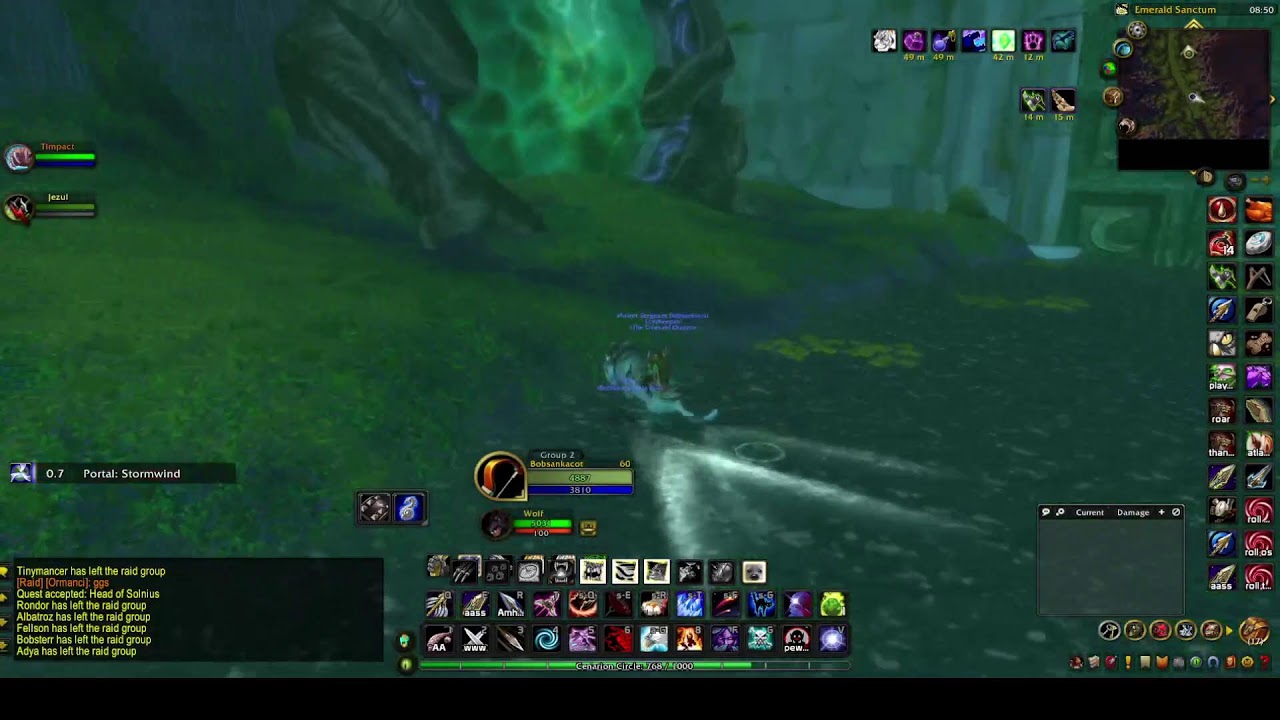 Turtle Wow - The Wanderer/Lorekeeper - Hunter POV lvl 60 Raiding AQ40/Emerald Sanctum - custom raid