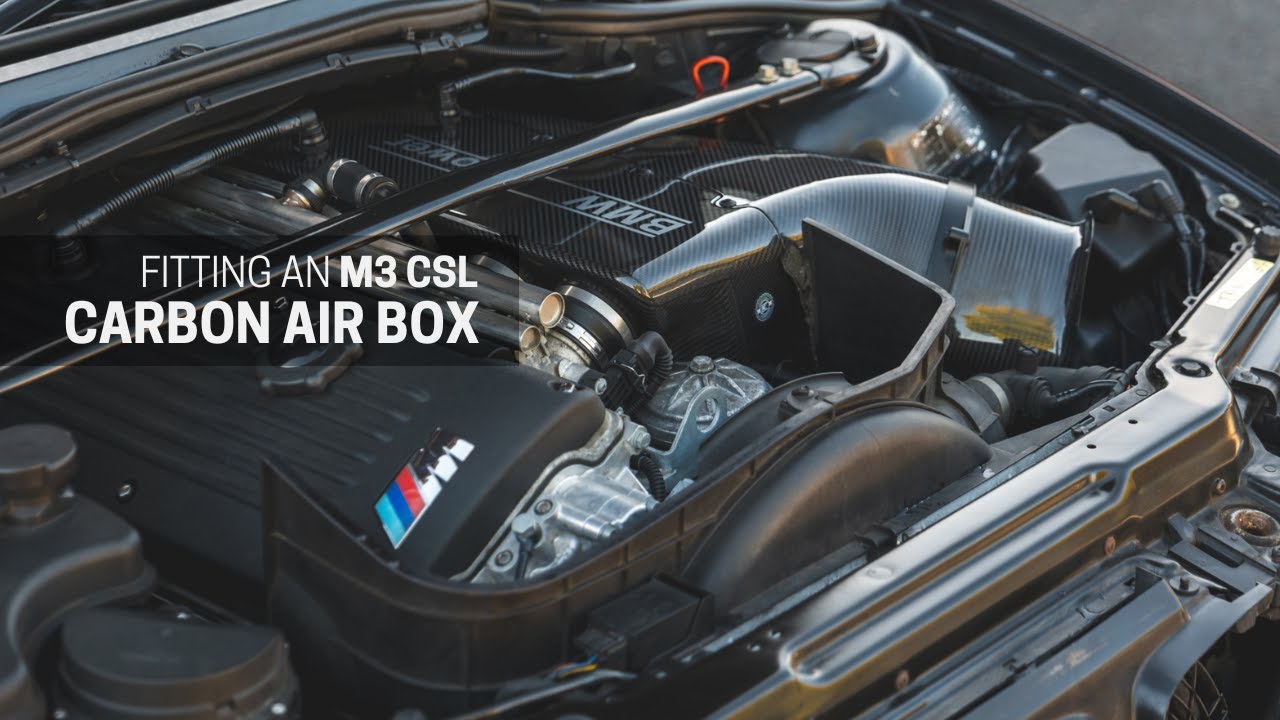 Установка карбонового воздухозаборника M3 CSL | BMW E46 M3 | Karbonius