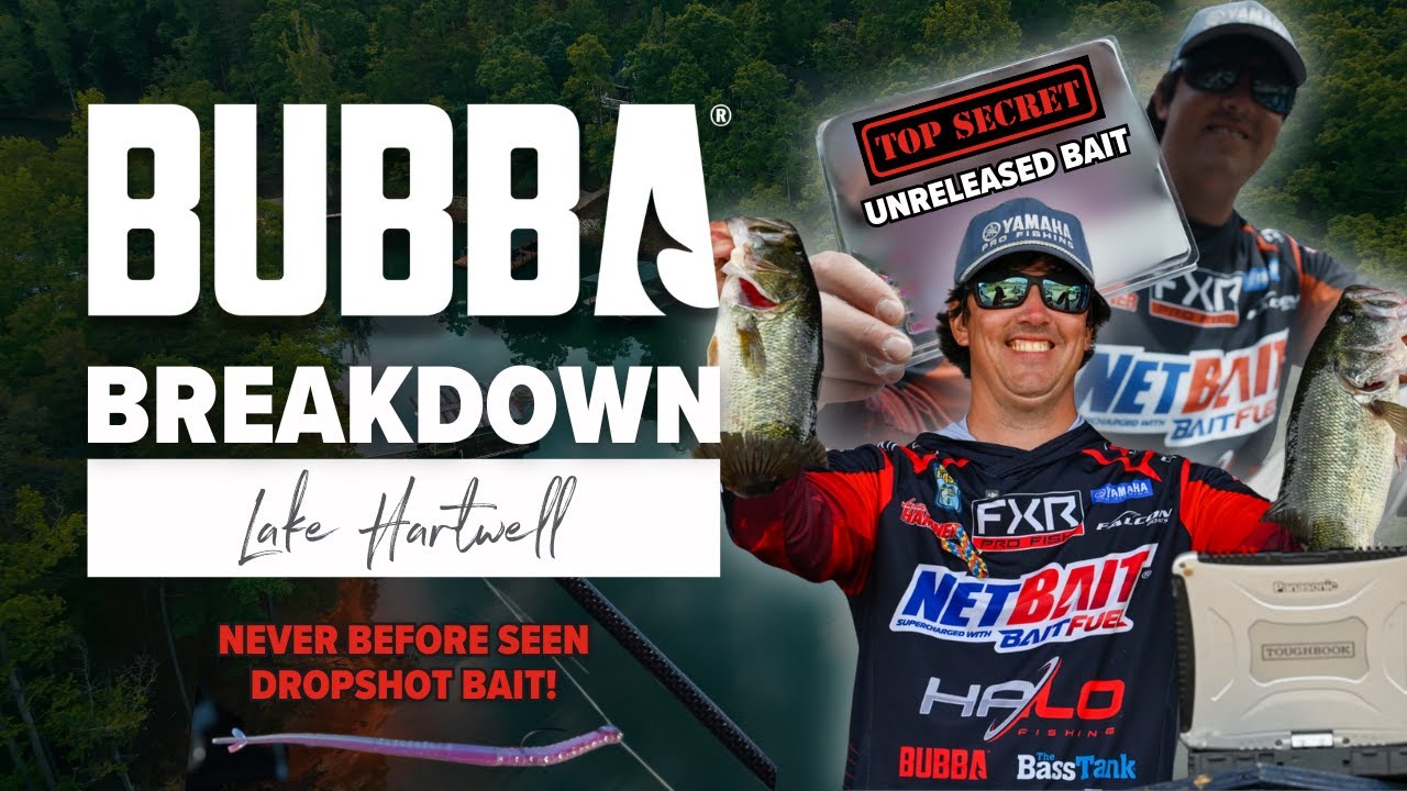 NEW DROPSHOT BAIT! Top Baits from Lake Hartwell Bassmaster Elite Series 2025 | BUBBA BREAKDOWN
