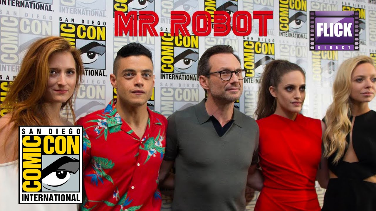 Mr. Robot 2.0 Cast Interviews |  Rami Malek, Grace Gummer |  SDCC 2016