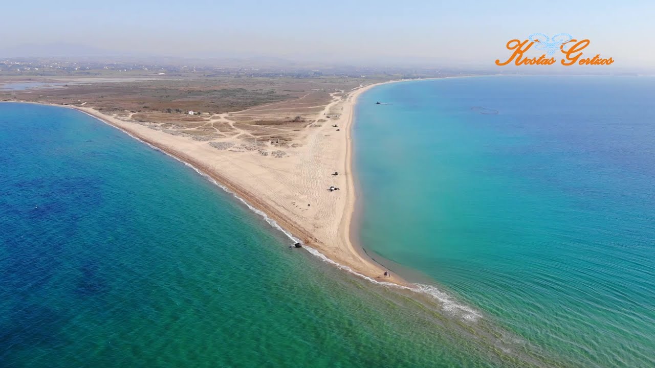 ΑΜΜΟΓΛΩΣΣΑ ΕΠΑΝΟΜΗΣ - ΠΑΡΑΛΙΑ ΠΟΤΑΜΟΣ, ΘΕΣΣΑΛΟΝΙΚΗ (DRONE).  EPANOMI BEACH, THESSALONIKI, GREECE