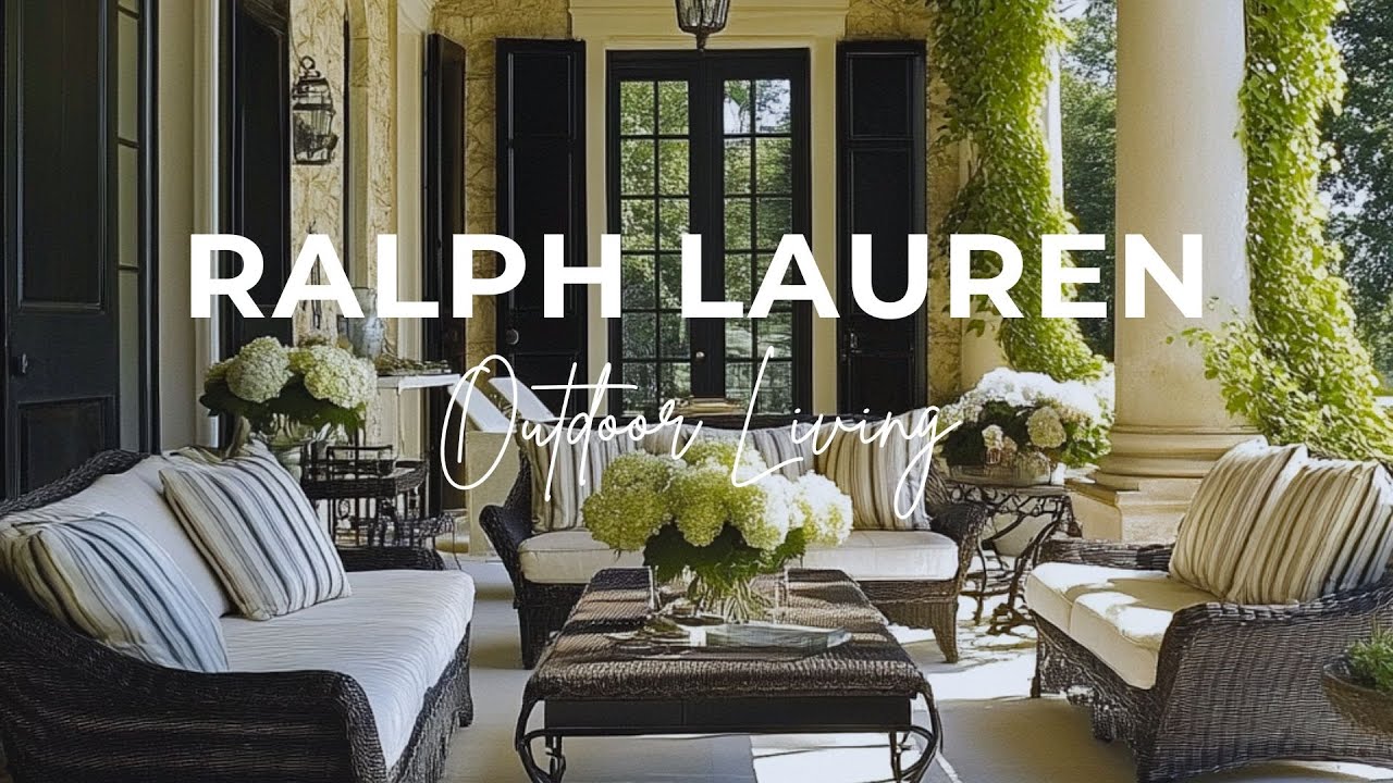 Creating RALPH LAUREN Aesthetics At Home | Outdoor Living