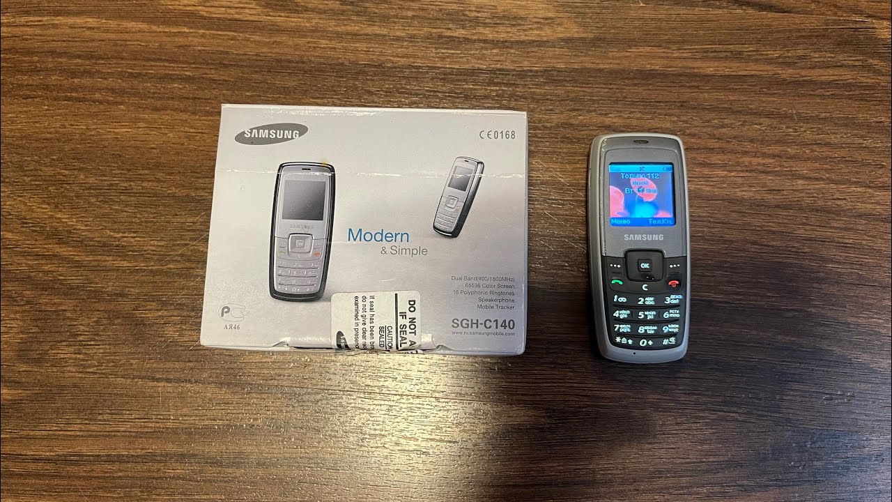 Samsung SGH-C140 Retro Unboxing