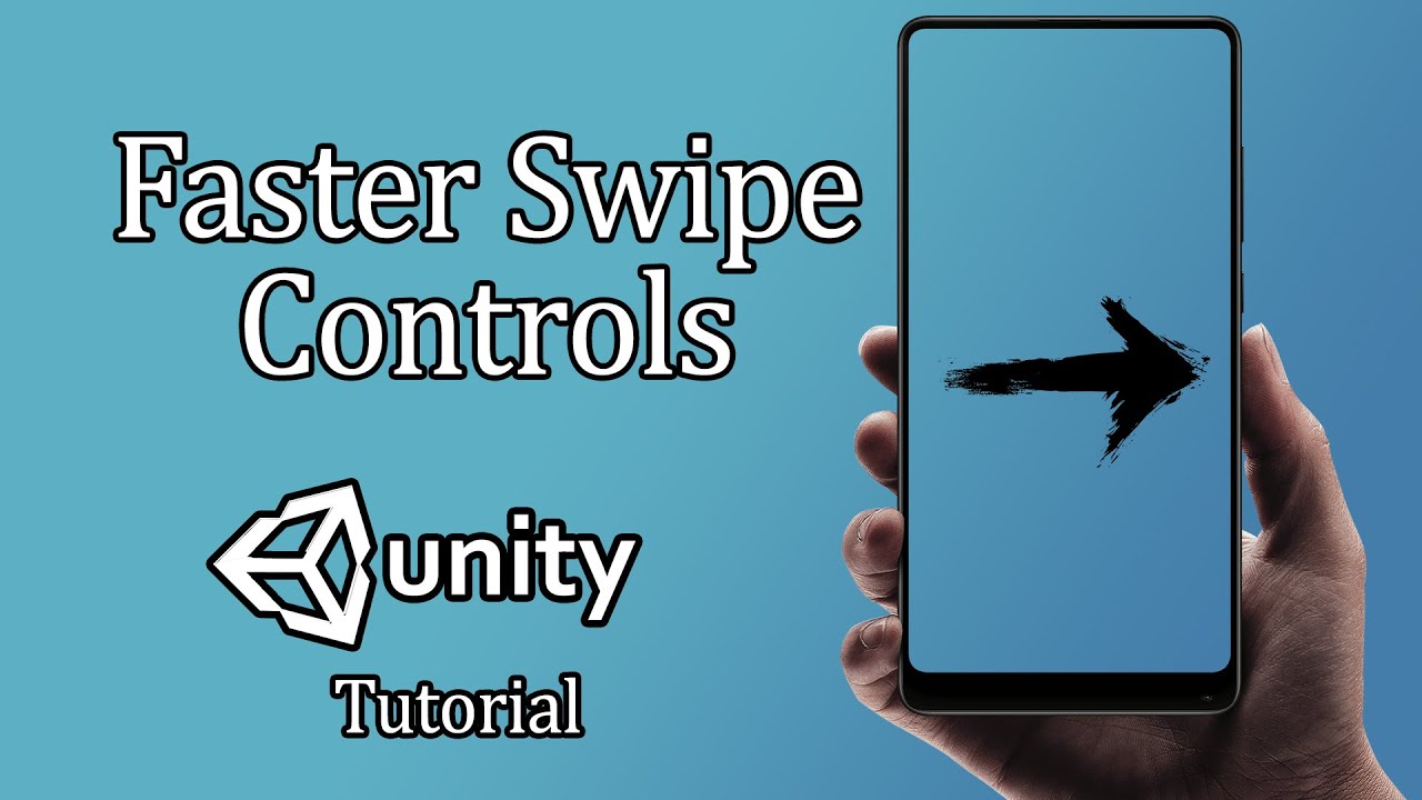 How to Get Faster Swipe Control Input In Unity 2D | Tutorial
